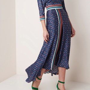Maje Reanne Printed Crepe Dress - Size 3